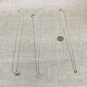 Silver Dainty Necklace Bundle‎